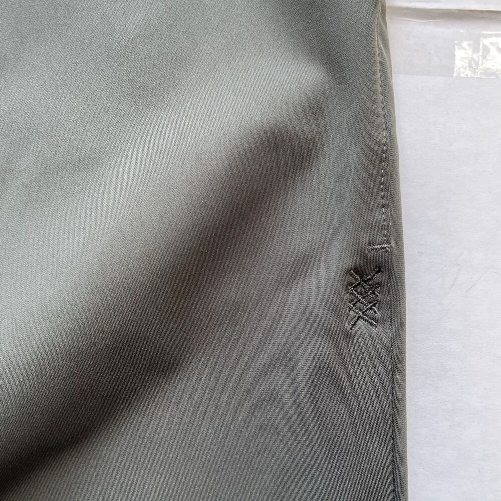 Rhone Commuter Pants Men's 33x30 Olive Green Flat Front Stretch Performance Work - Picture 7 of 16